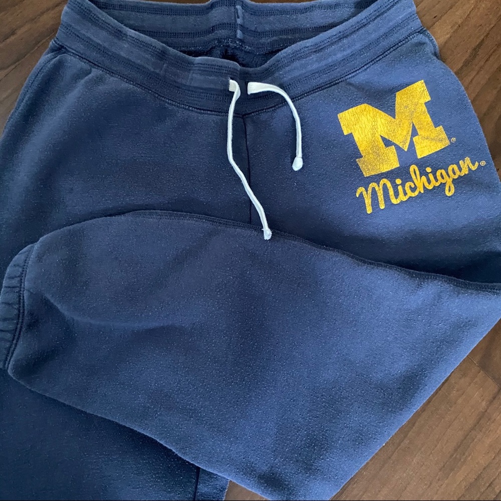 University of Michigan joggers
